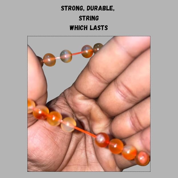 True Origins Certified Natural Carnelian Bracelet – Energy & Motivation Crystal Beads | 8 mm Beads for Vitality, Creativity & Confidence – Unisex, Stretchable