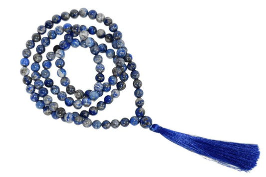 Lapis Lazuli | Gemstone Mala | 108 Prayer Bead Mala | Prayer Mala