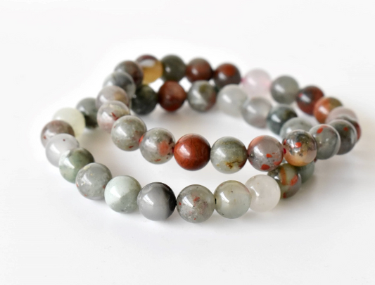 Conglomerate 8mm Bracelet – Natural Gemstone Beads for Stability, Grounding & Unique Energy