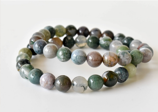 ancy Jasper 8mm Bracelet – Natural Gemstone Beads for Calmness, Balance & Positive Energy
