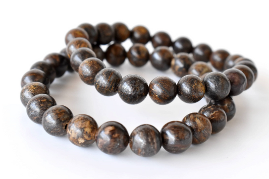Bronzite 8mm Bracelet – Natural Gemstone Beads for Grounding, Confidence & Positive Energy